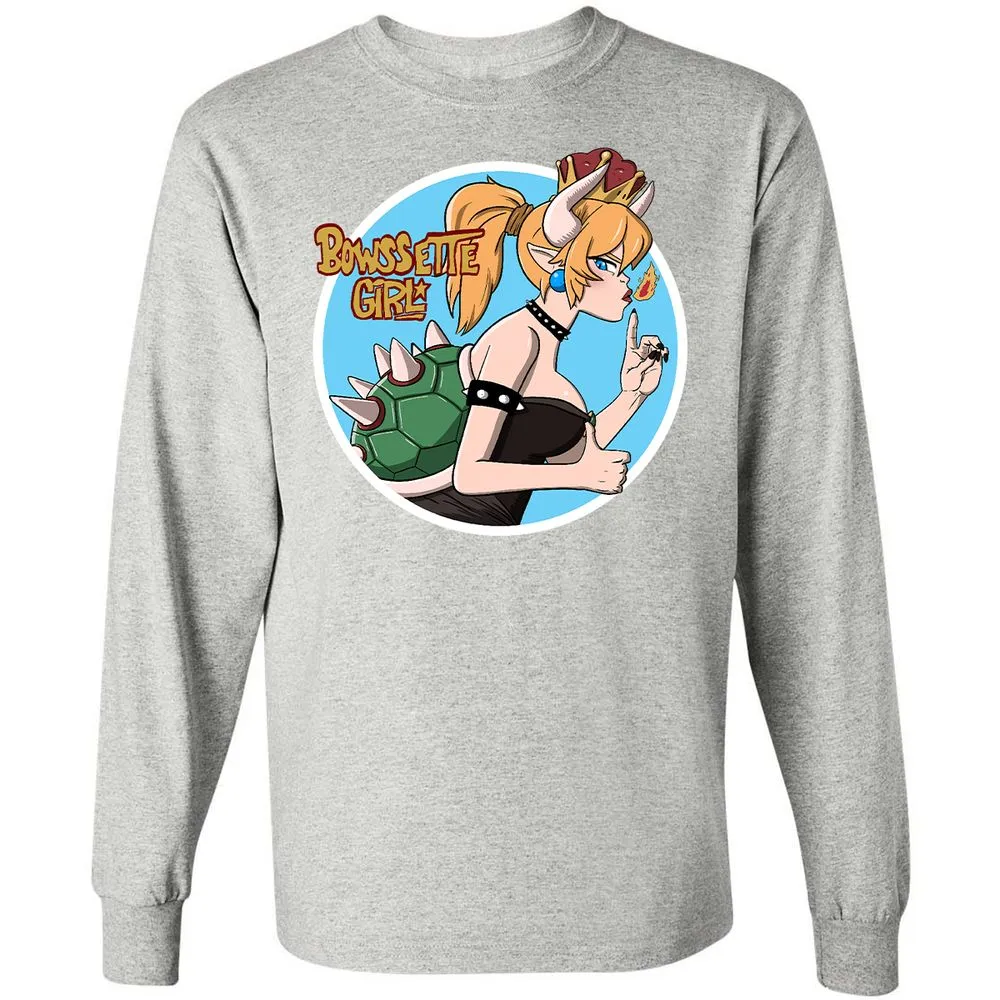 Long Sleeve T-Shirt - W956477P - Ash - 7