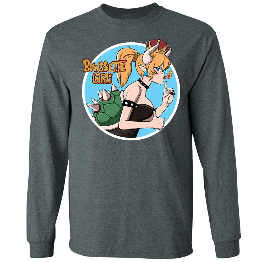 Long Sleeve T-Shirt - W956477P - Dark Heather - 15
