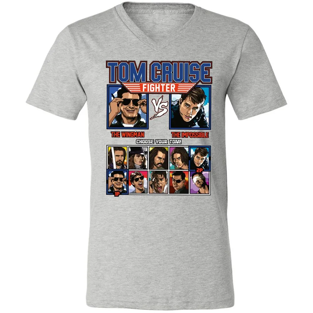 Unisex V-Neck T-Shirt - A1P5KMJH - Athletic Heather - 7