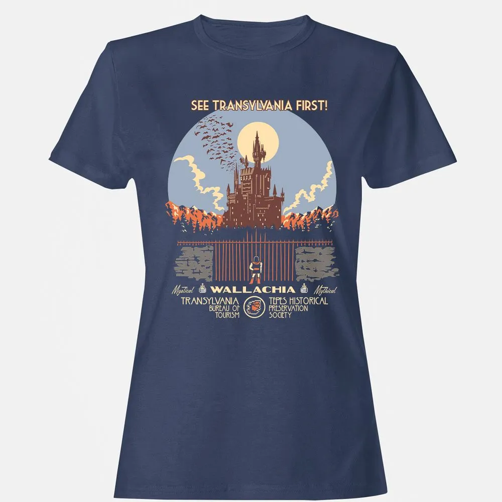 Women's T-Shirt - 8DZ25TYT - Navy - 10