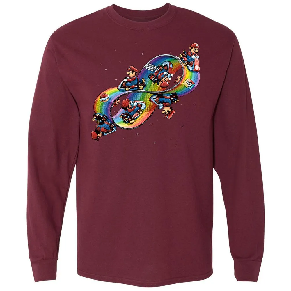 Long Sleeve T-Shirt - 596VSRXH - Maroon - 11