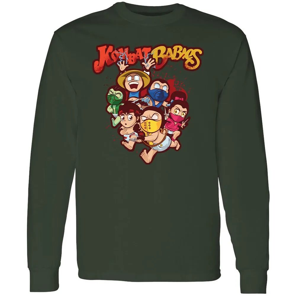 Long Sleeve T-Shirt - ZUKD9ZU6 - Forest Green - 4