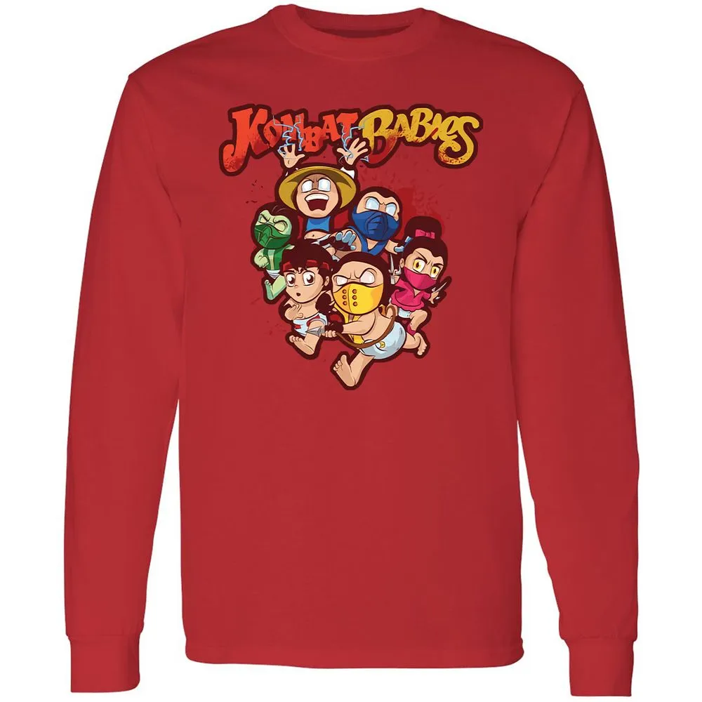 Long Sleeve T-Shirt - ZUKD9ZU6 - Red - 14