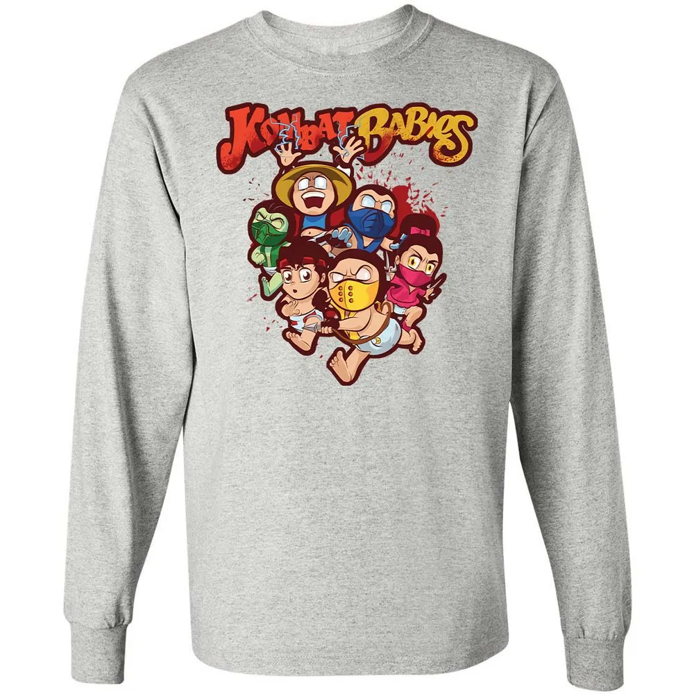 Long Sleeve T-Shirt - ZUKD9ZU6 - Ash - 7