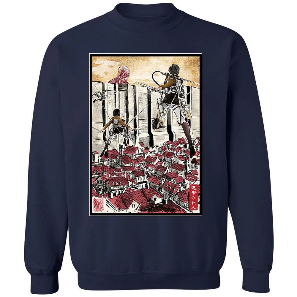 Classic Unisex Sweatshirt - SX69ELML - Navy - 2