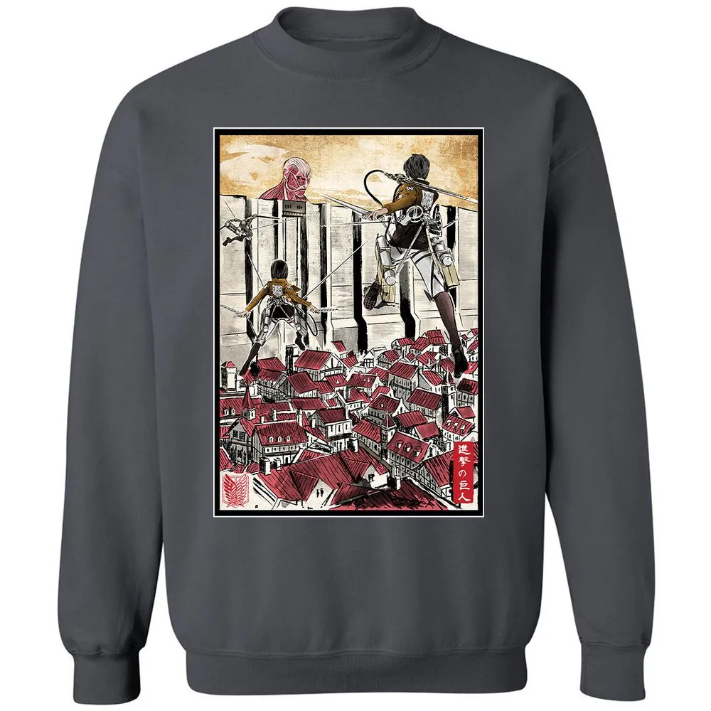 Classic Unisex Sweatshirt - SX69ELML - Charcoal - 7