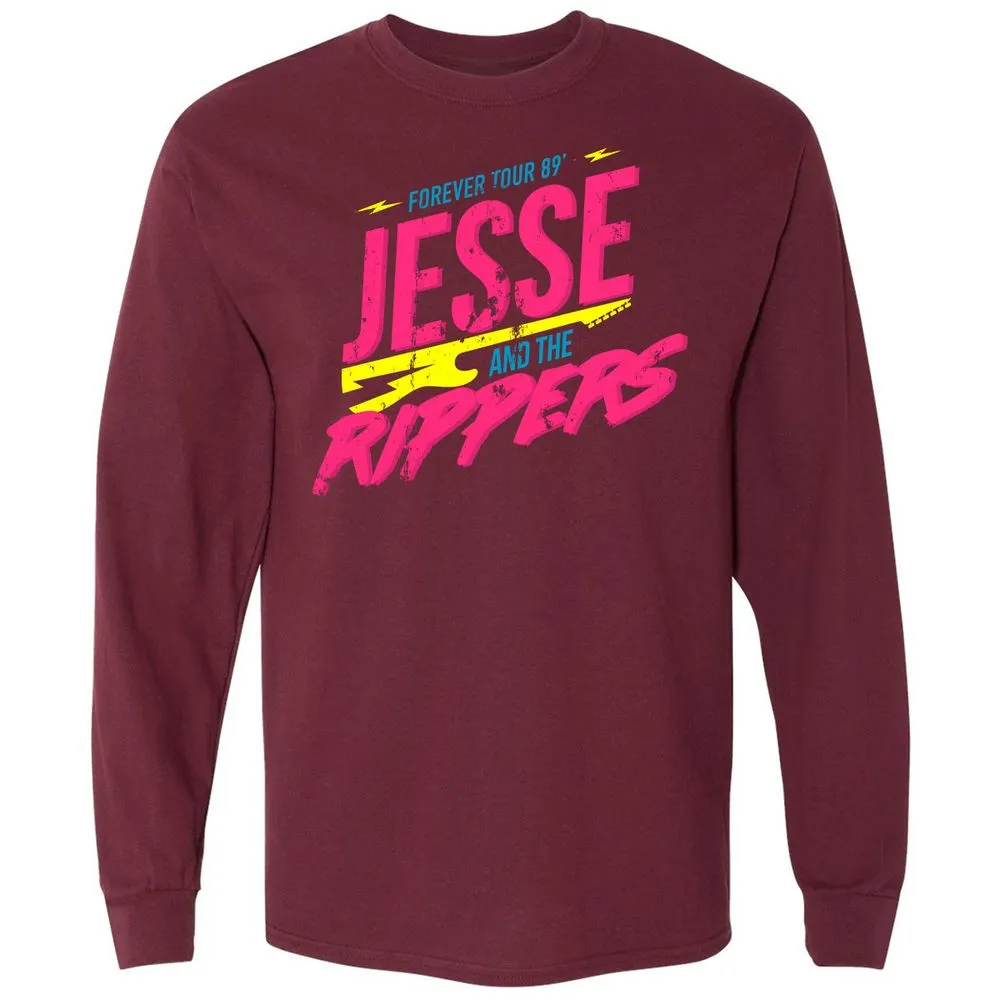 Long Sleeve T-Shirt - EH3X4C8M - Maroon - 11