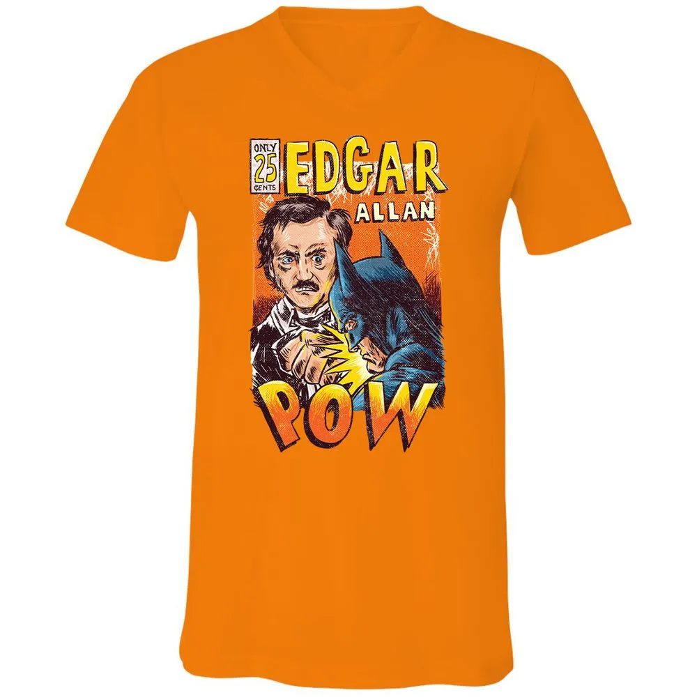 Unisex V-Neck T-Shirt - N1PQFWY8 - Orange - 11
