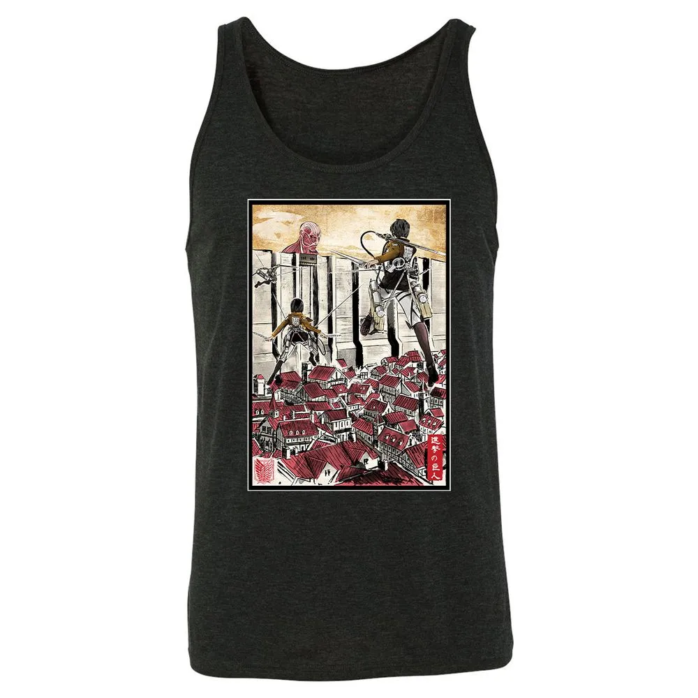 Unisex Jersey Tank - 17X46A1Q - Charcoal Black Triblend - 5