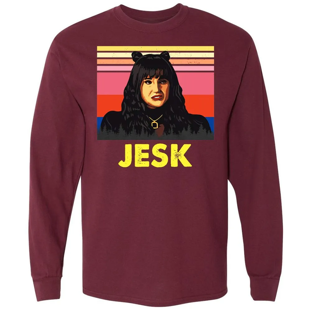 Long Sleeve T-Shirt - 97YN5VLZ - Maroon - 11