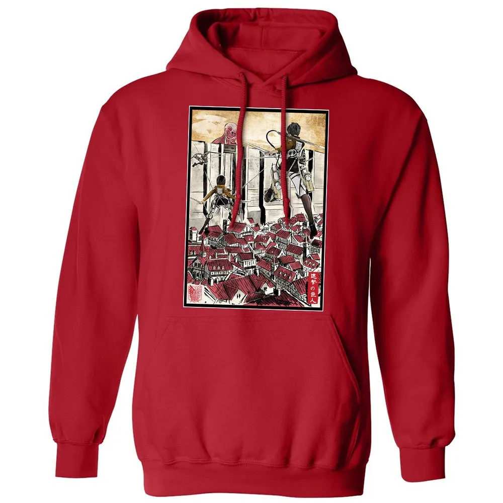 Classic Unisex Hoodie - DYAFCUB2 - Red - 5