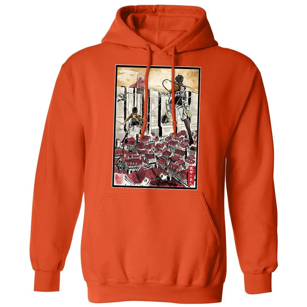 Classic Unisex Hoodie - DYAFCUB2 - Orange - 10