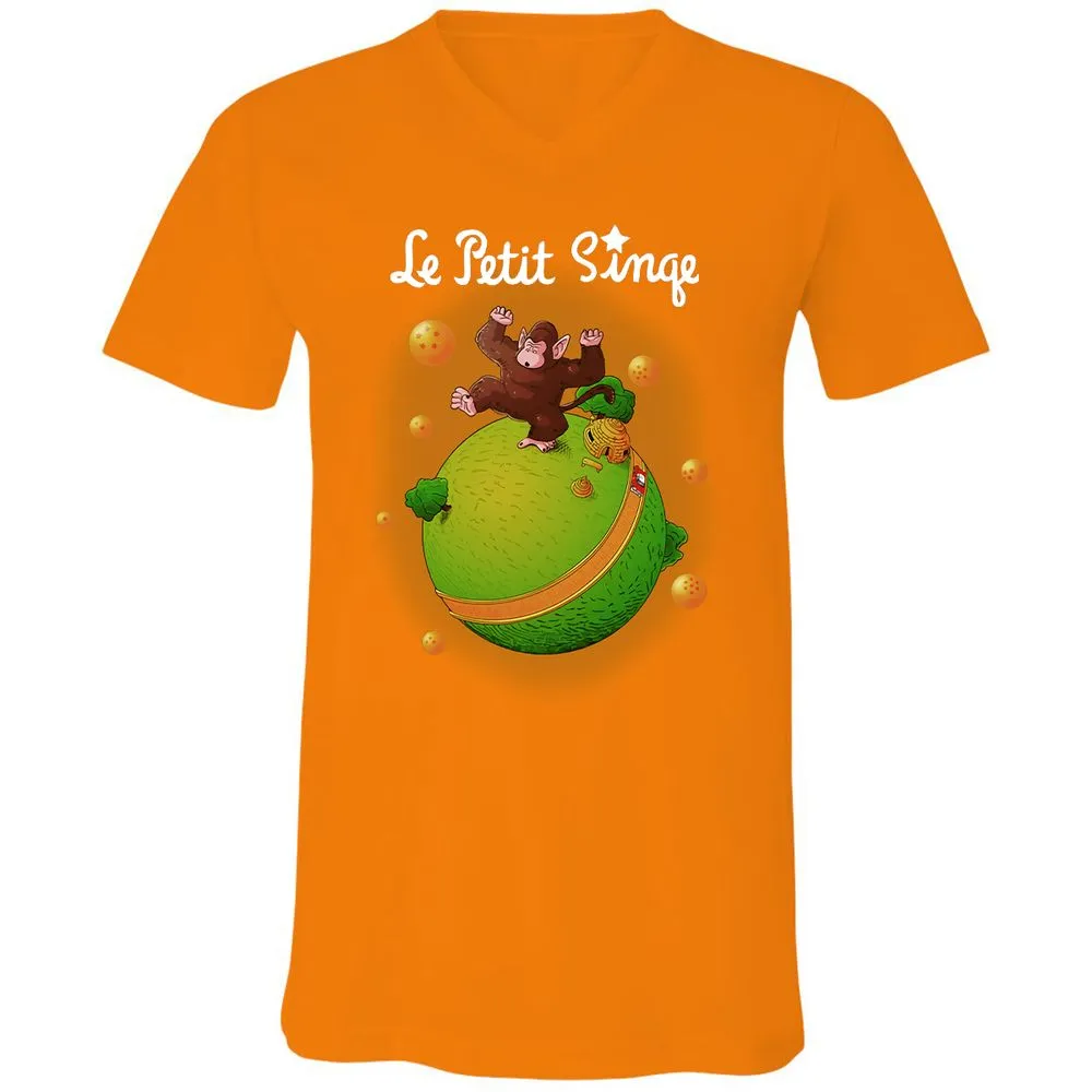 Unisex V-Neck T-Shirt - 8P8RS4TM - Orange - 11