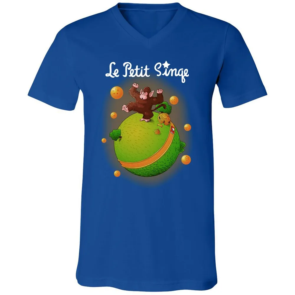 Unisex V-Neck T-Shirt - 8P8RS4TM - True Royal - 4