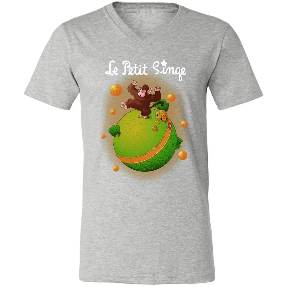 Unisex V-Neck T-Shirt - 8P8RS4TM - Athletic Heather - 7