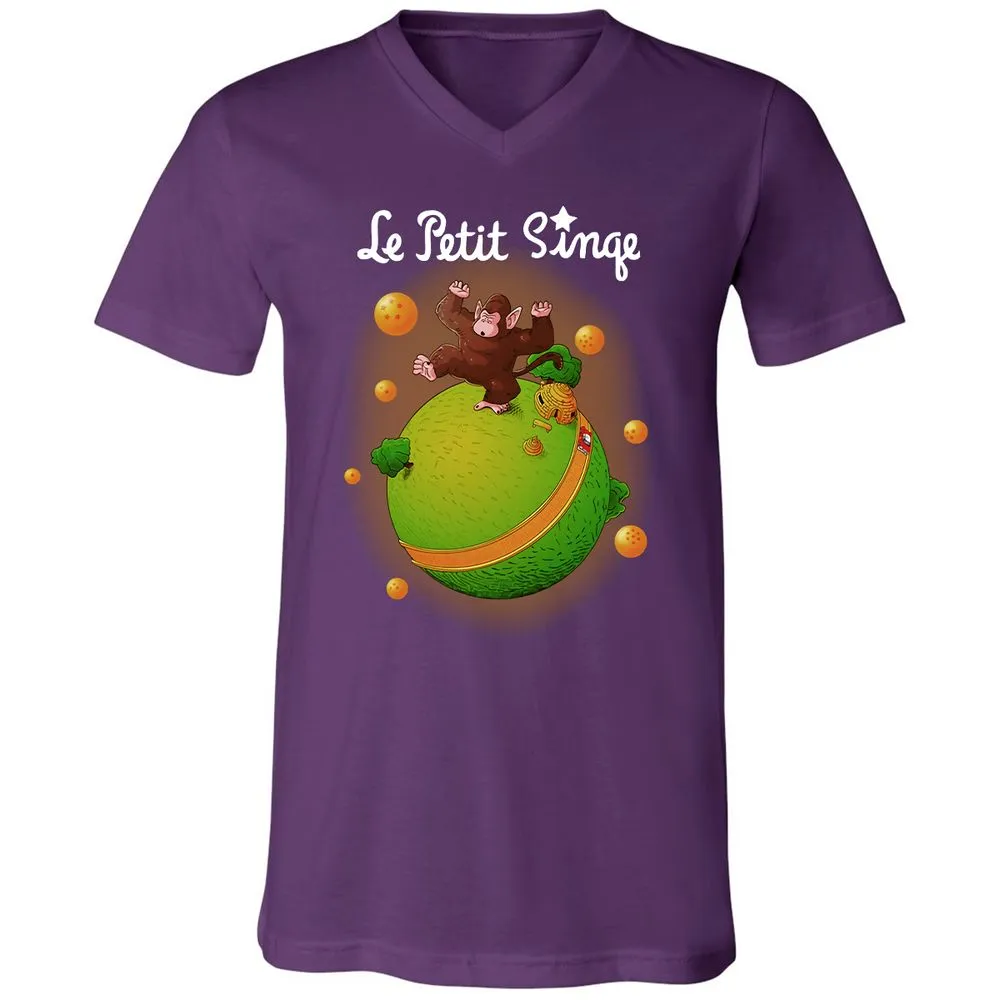 Unisex V-Neck T-Shirt - 8P8RS4TM - Team Purple - 9