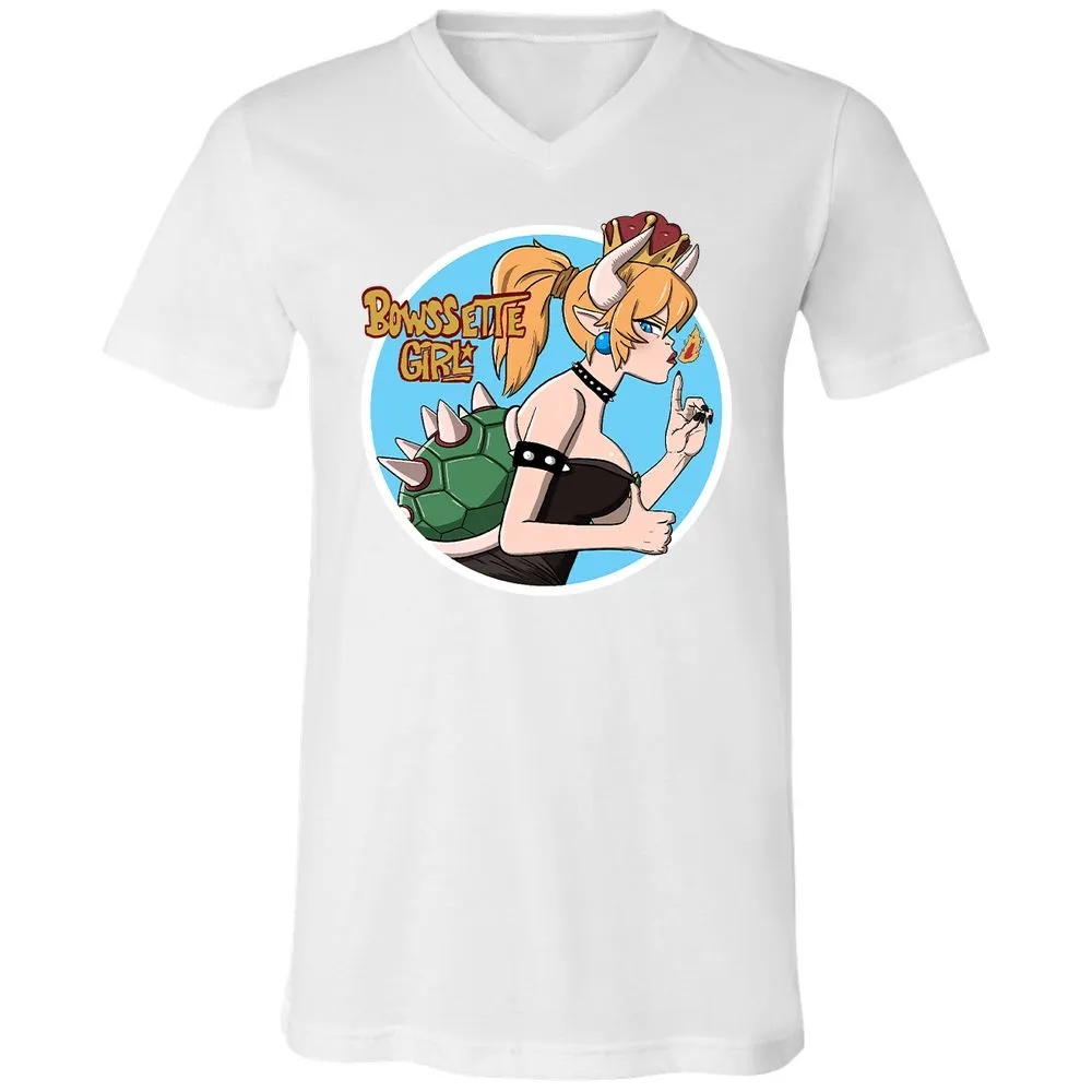 Unisex V-Neck T-Shirt - CZNTBE2B - White - 5