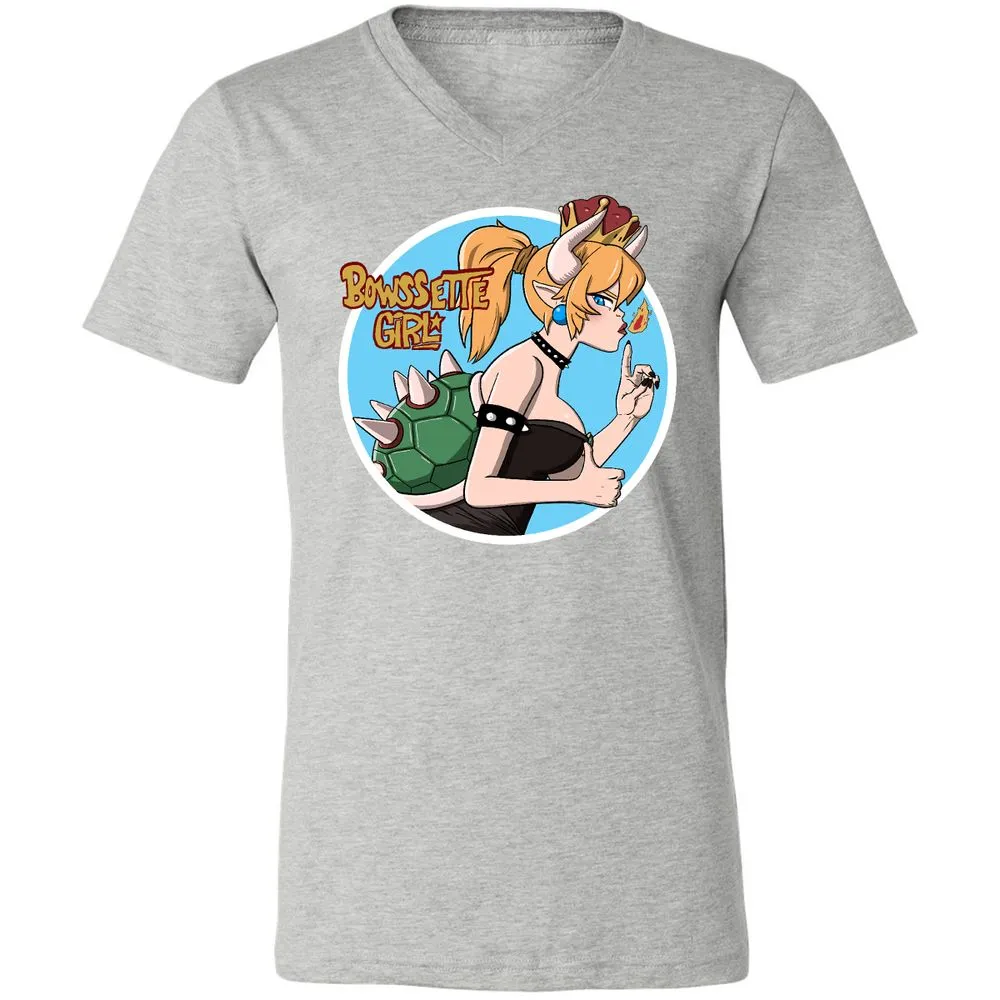 Unisex V-Neck T-Shirt - CZNTBE2B - Athletic Heather - 7