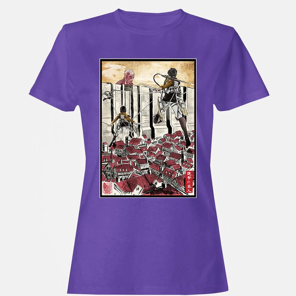 Women's T-Shirt - EJWCKTRY - Purple - 12