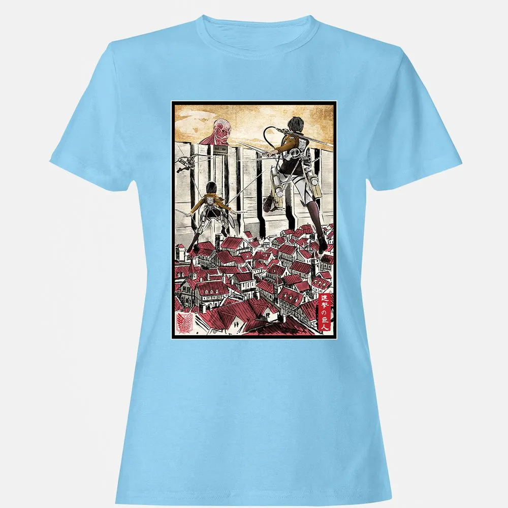 Women's T-Shirt - EJWCKTRY - Light Blue - 8