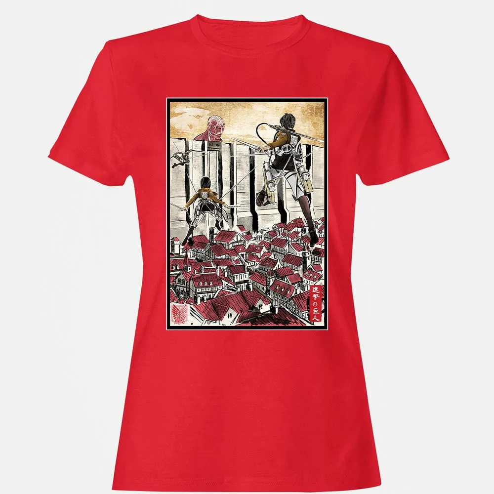Women's T-Shirt - EJWCKTRY - Red - 13