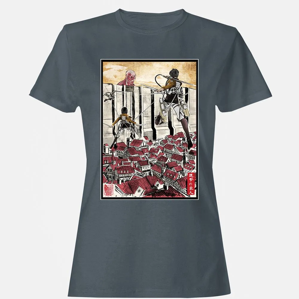 Women's T-Shirt - EJWCKTRY - Charcoal - 3