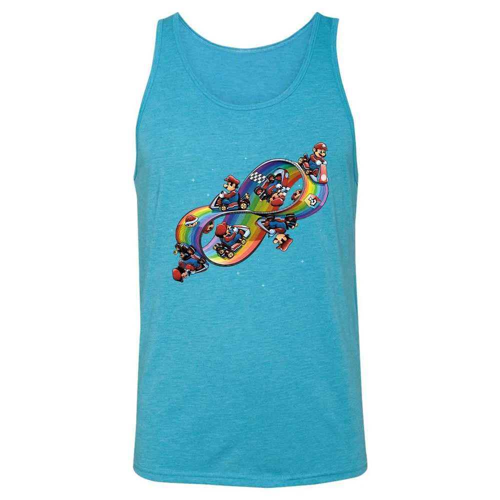 Unisex Jersey Tank - AU88863M - Aqua Triblend - 3