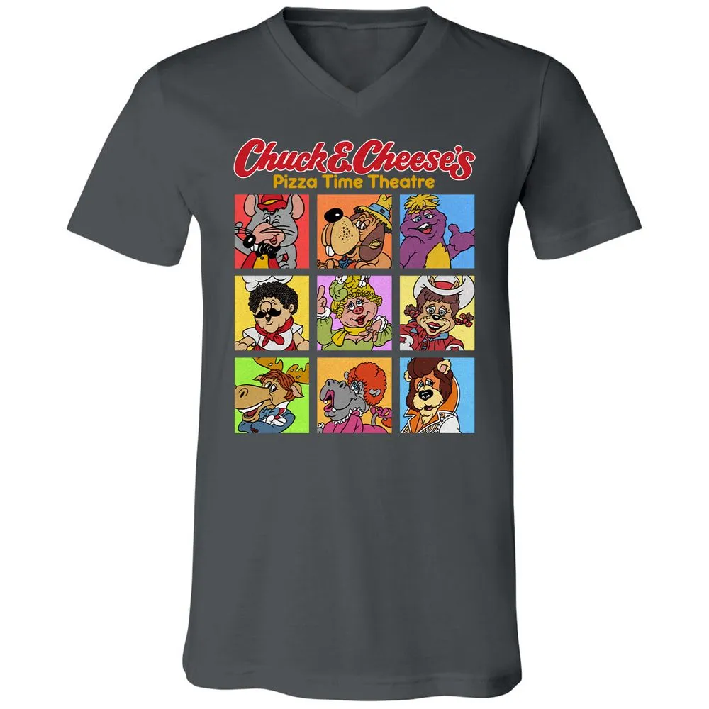 Unisex V-Neck T-Shirt - ARA9Y22D - Asphalt - 12