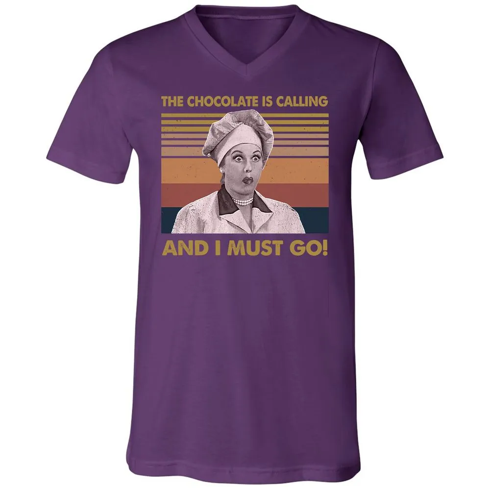 Unisex V-Neck T-Shirt - NQJJEM7R - Team Purple - 9