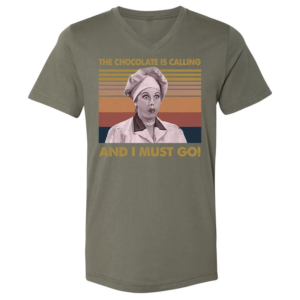 Unisex V-Neck T-Shirt - NQJJEM7R - Military Green - 10