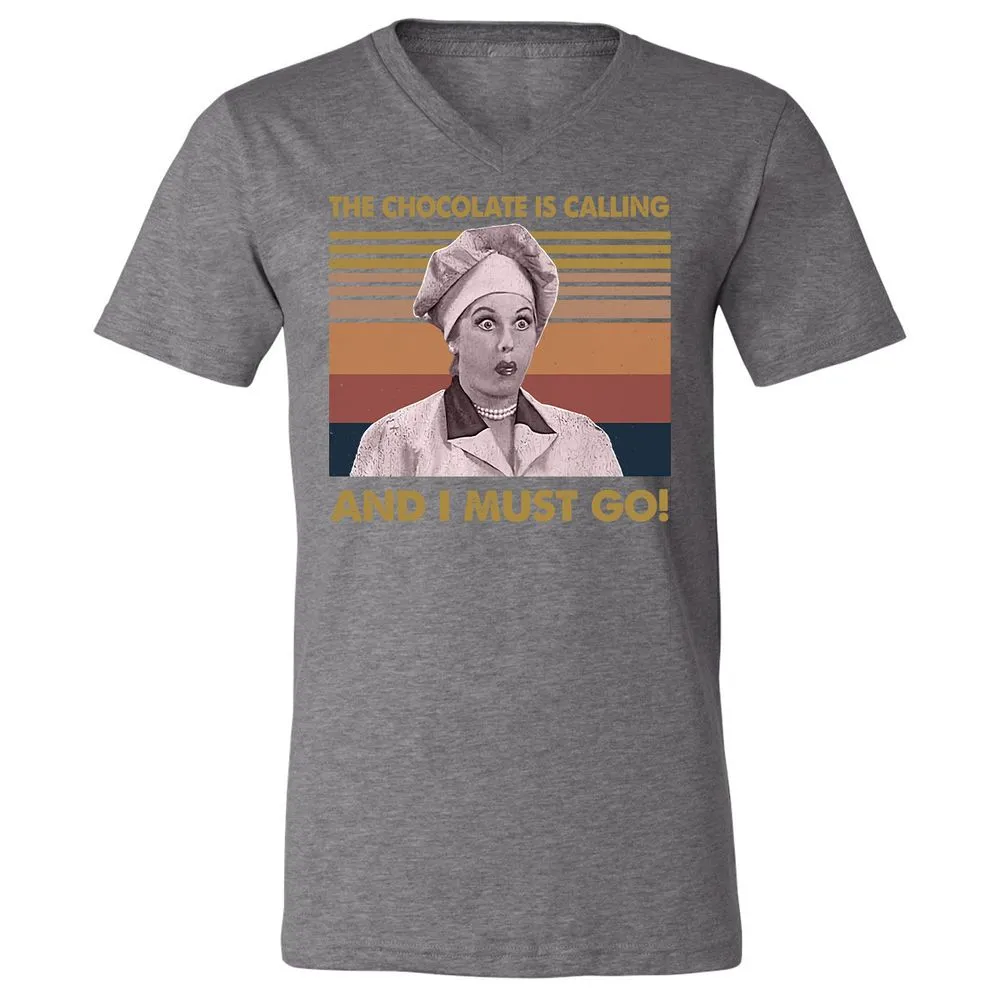 Unisex V-Neck T-Shirt - NQJJEM7R - Deep Heather - 13