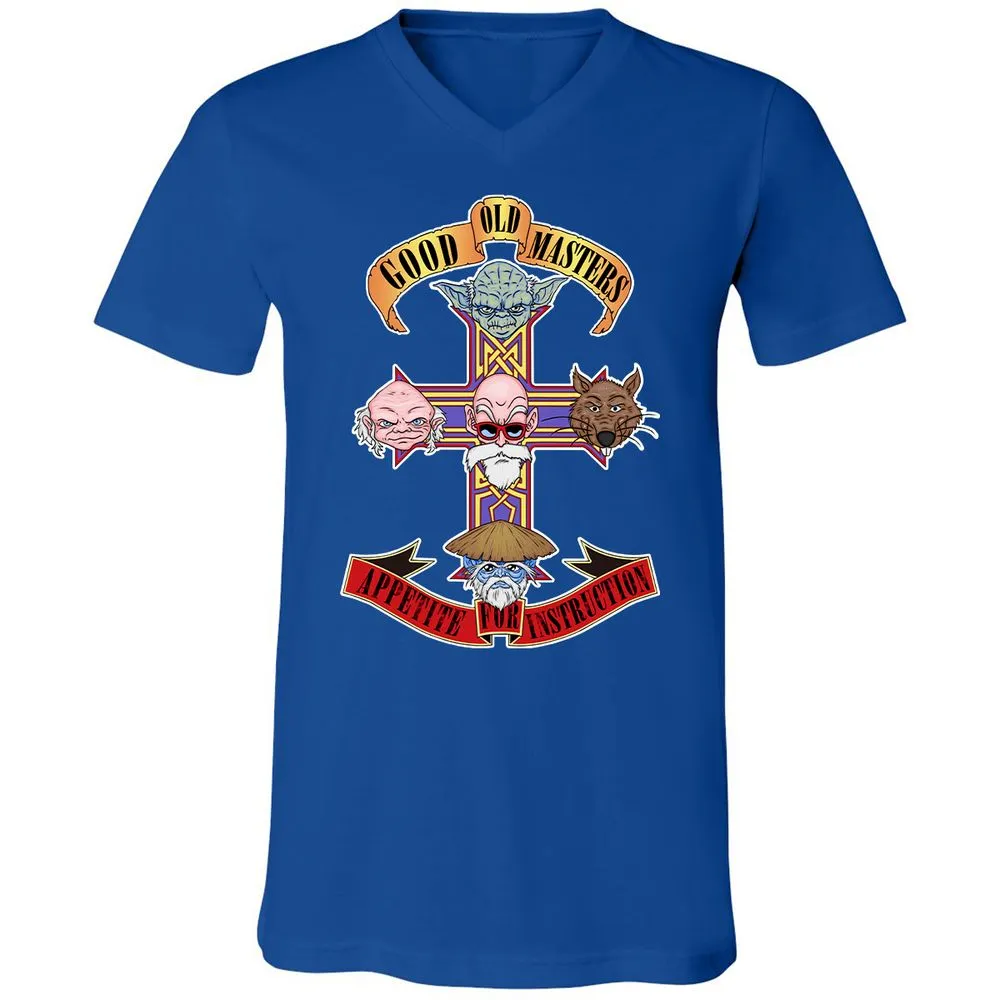Unisex V-Neck T-Shirt - 25HNKFJU - True Royal - 4