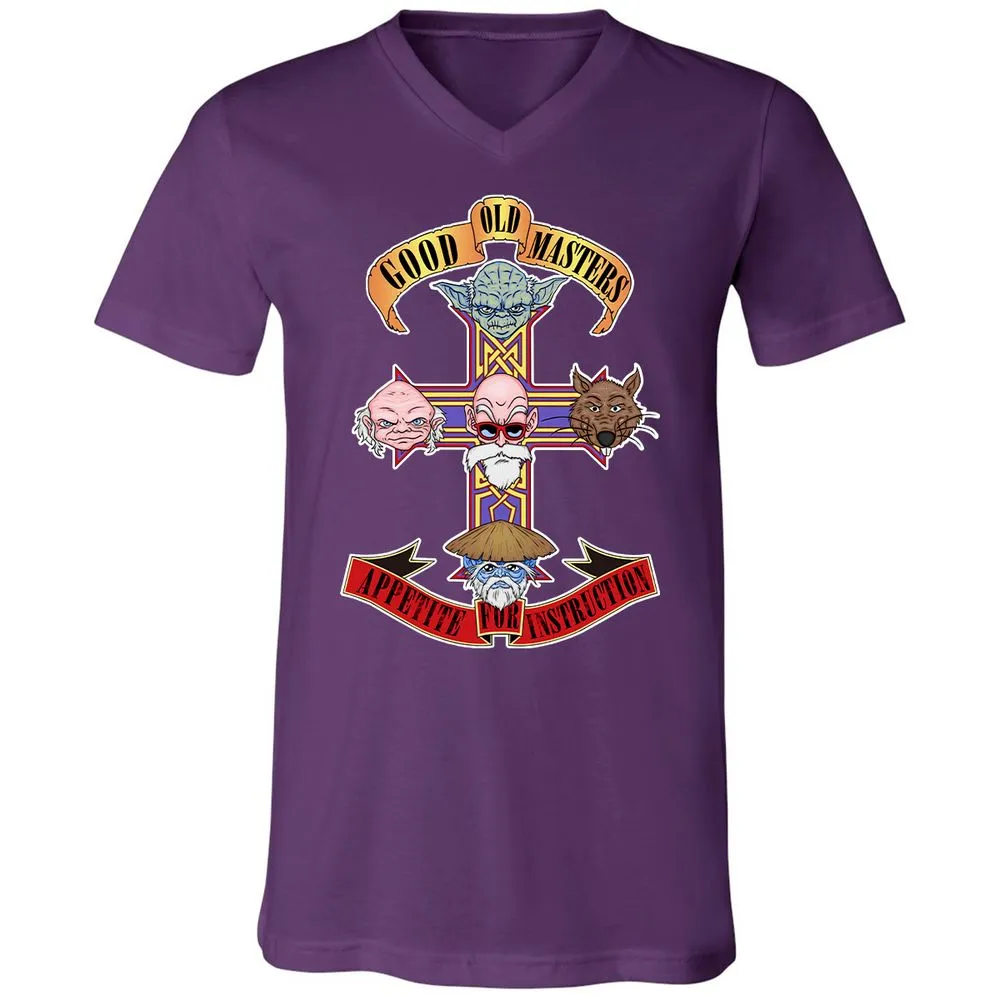 Unisex V-Neck T-Shirt - 25HNKFJU - Team Purple - 9