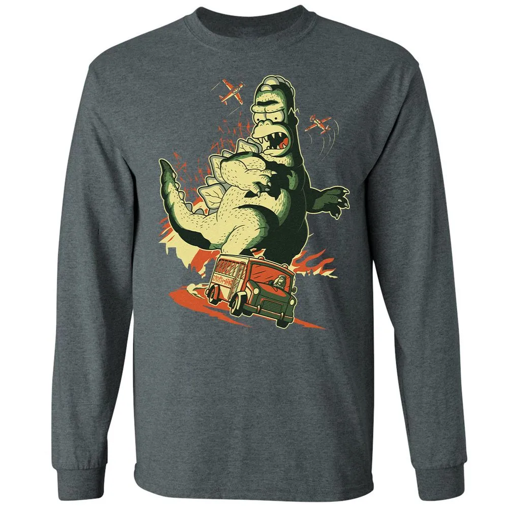 Long Sleeve T-Shirt - Z1ZSQVXP - Dark Heather - 15