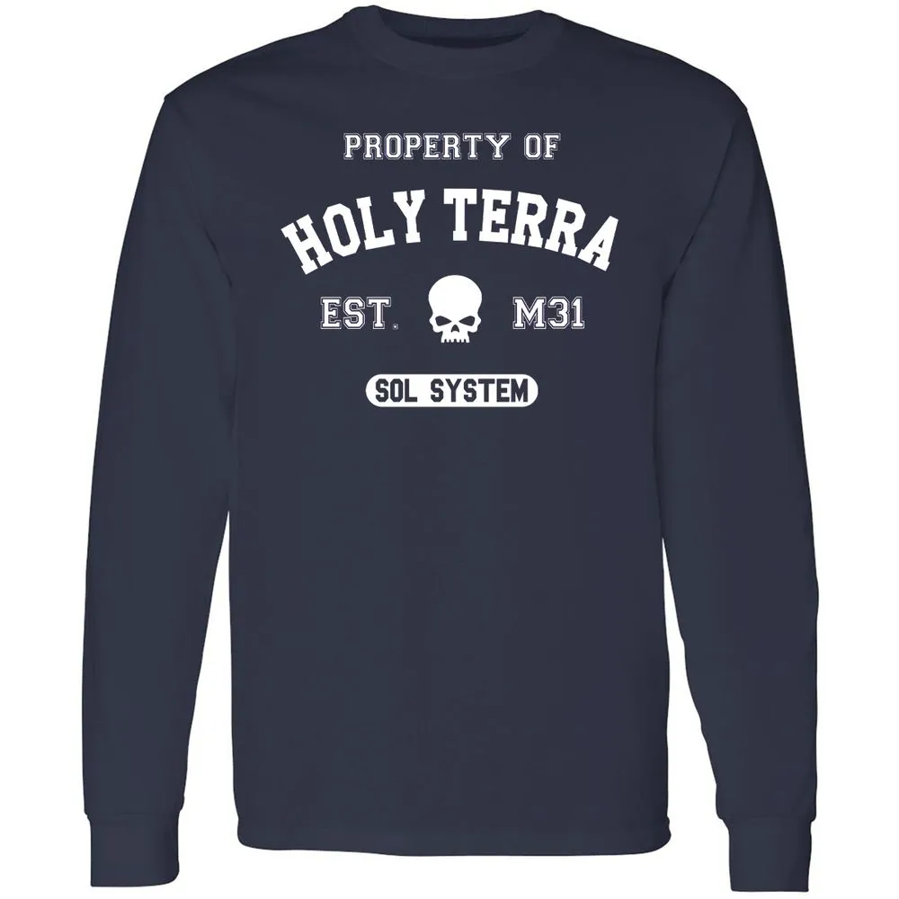 Long Sleeve T-Shirt - 7714S7HW - Navy - 2