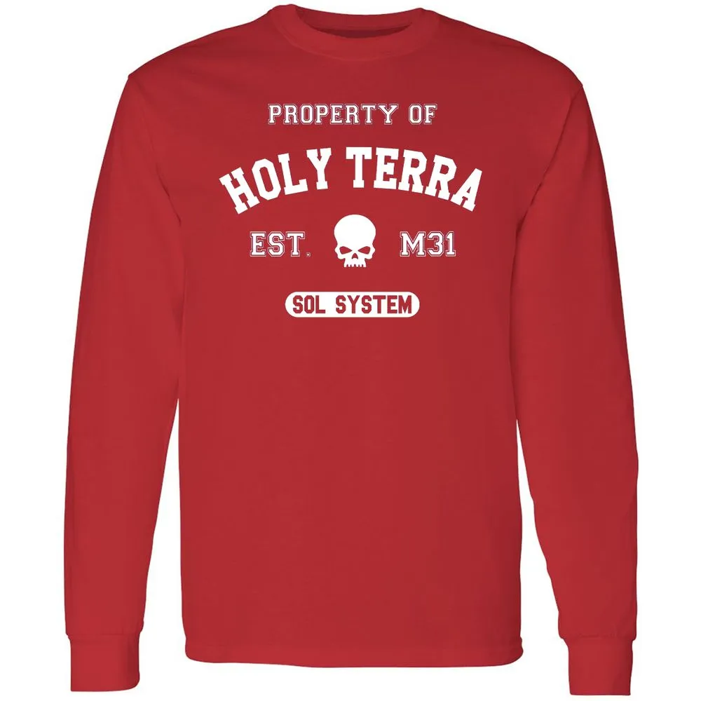 Long Sleeve T-Shirt - 7714S7HW - Red - 14