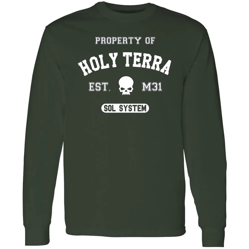 Long Sleeve T-Shirt - 7714S7HW - Forest Green - 4