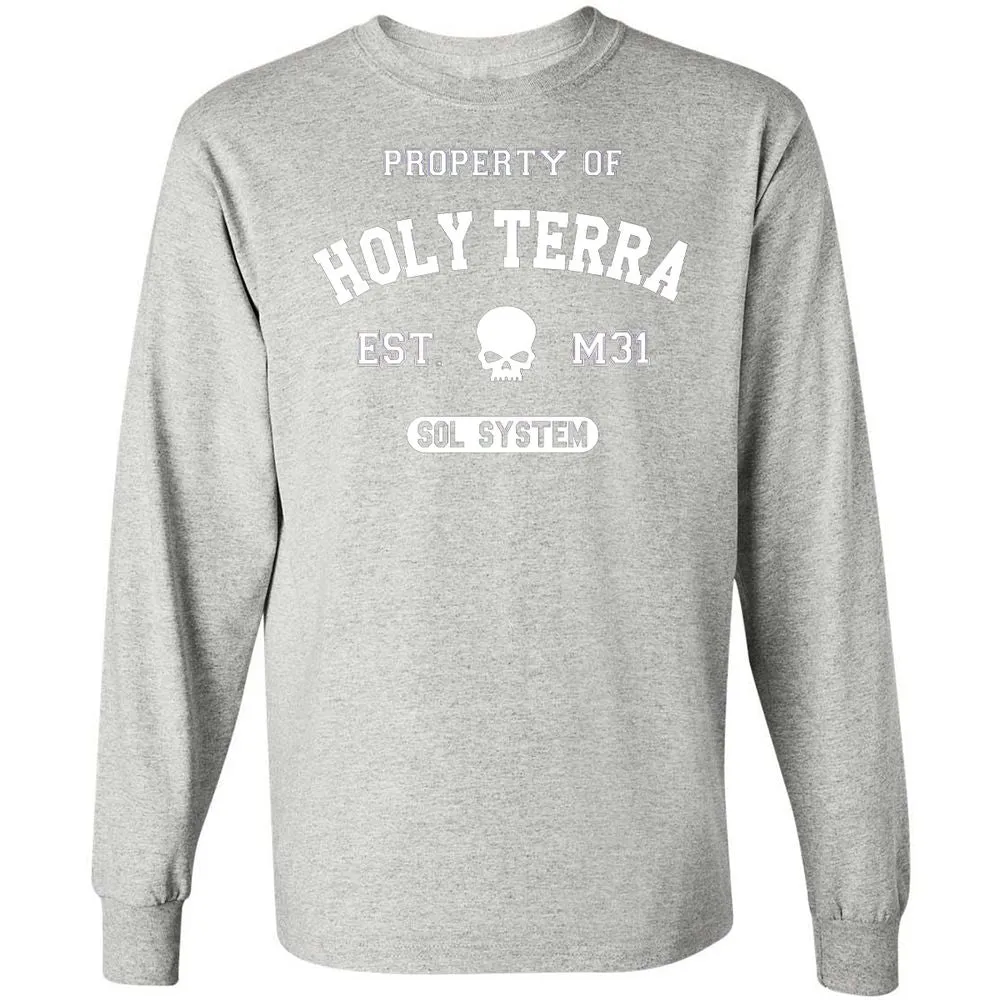 Long Sleeve T-Shirt - 7714S7HW - Ash - 7