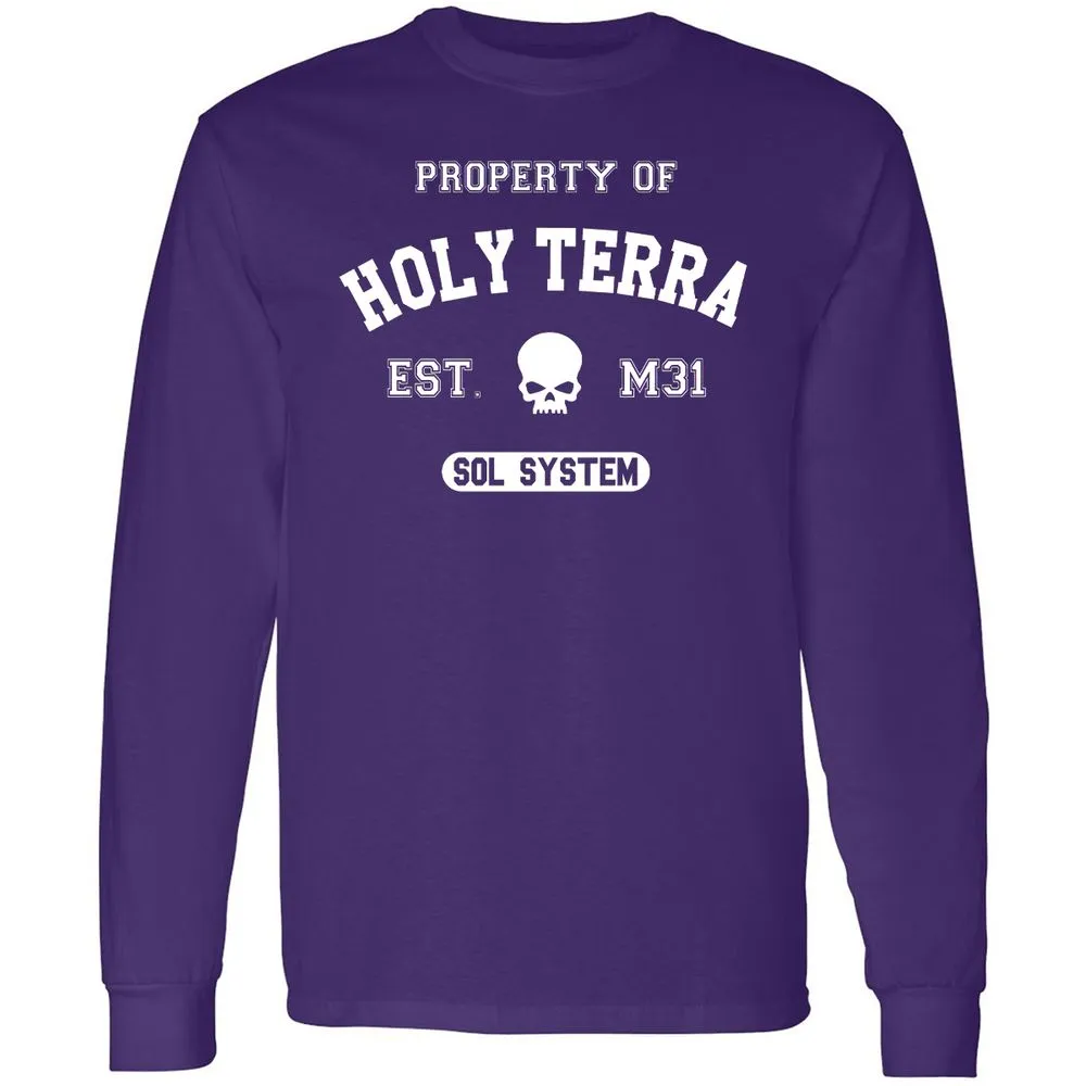 Long Sleeve T-Shirt - 7714S7HW - Purple - 13