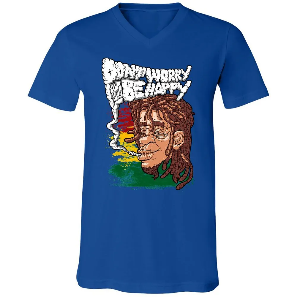 Unisex V-Neck T-Shirt - TJG3RWVK - True Royal - 4