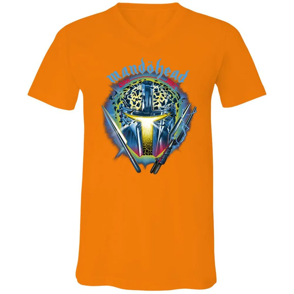 Unisex V-Neck T-Shirt - RM5U8C41 - Orange - 11