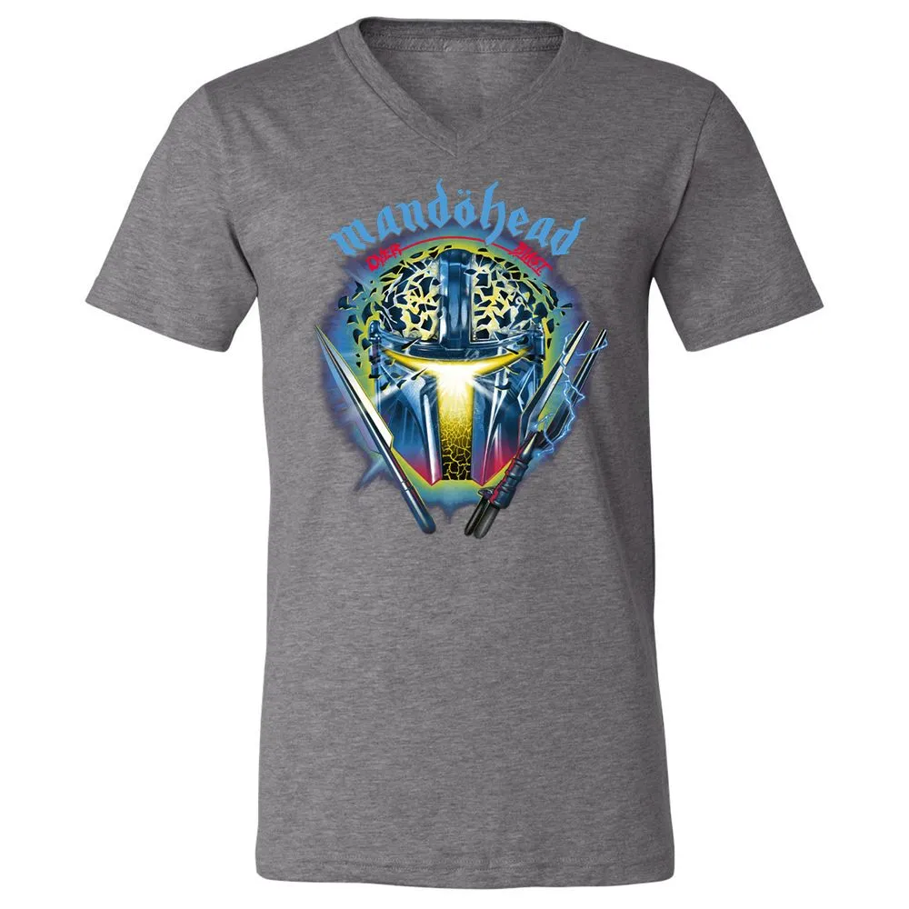 Unisex V-Neck T-Shirt - RM5U8C41 - Deep Heather - 13