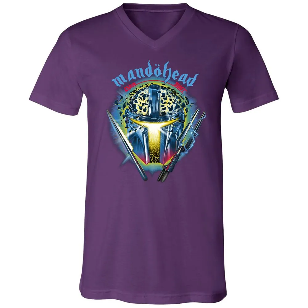 Unisex V-Neck T-Shirt - RM5U8C41 - Team Purple - 9