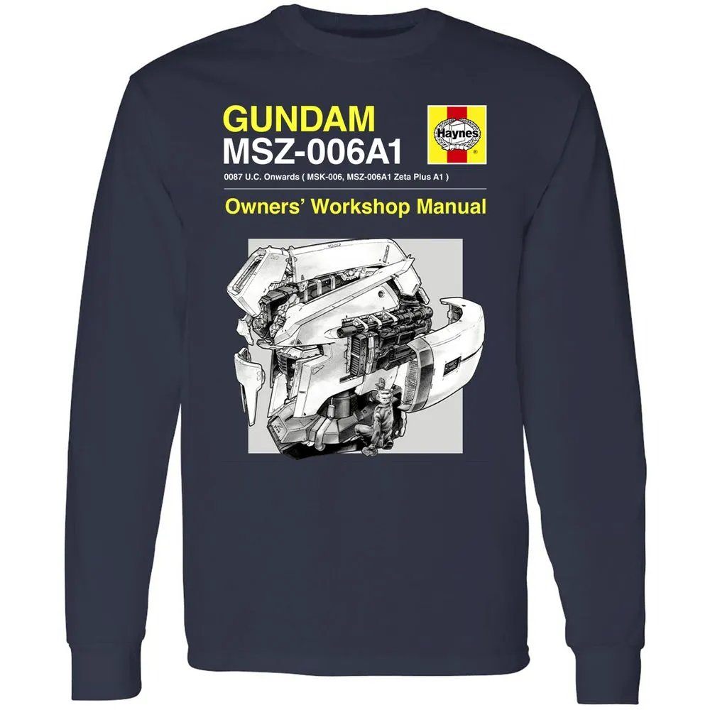 Long Sleeve T-Shirt - 1ZBQSUHL - Navy - 2