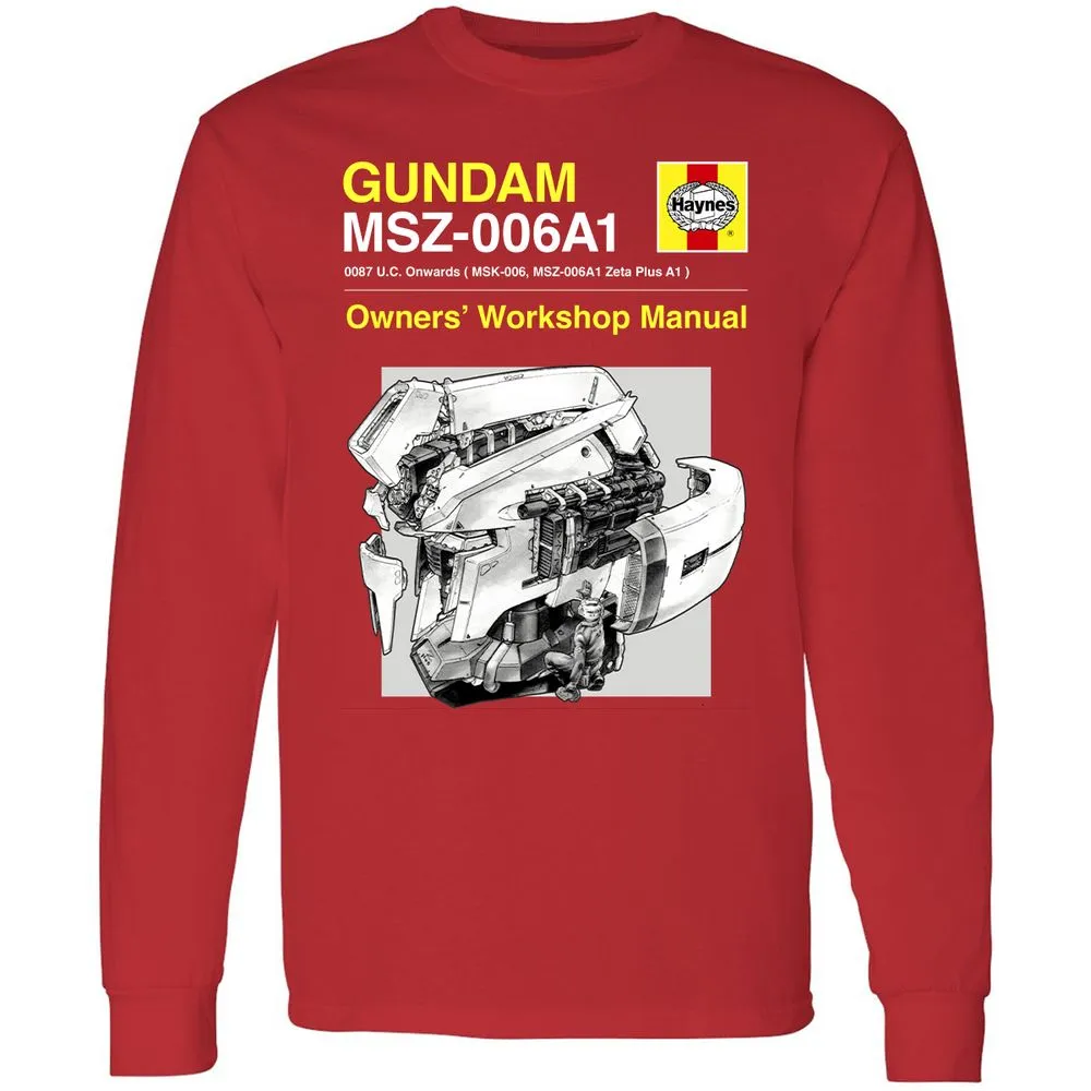 Long Sleeve T-Shirt - 1ZBQSUHL - Red - 14