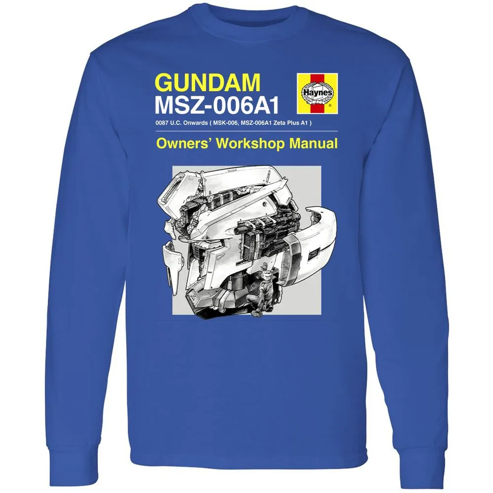 Long Sleeve T-Shirt - 1ZBQSUHL - Royal - 8