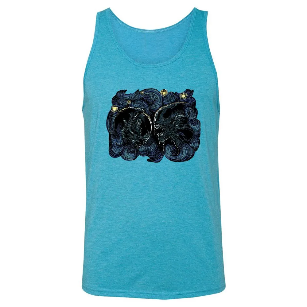 Unisex Jersey Tank - PA9TQWJJ - Aqua Triblend - 3
