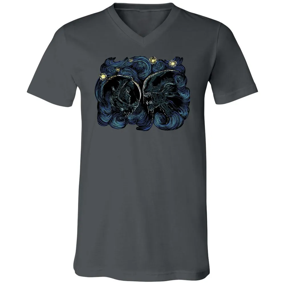 Unisex V-Neck T-Shirt - FEKEPGP3 - Asphalt - 12