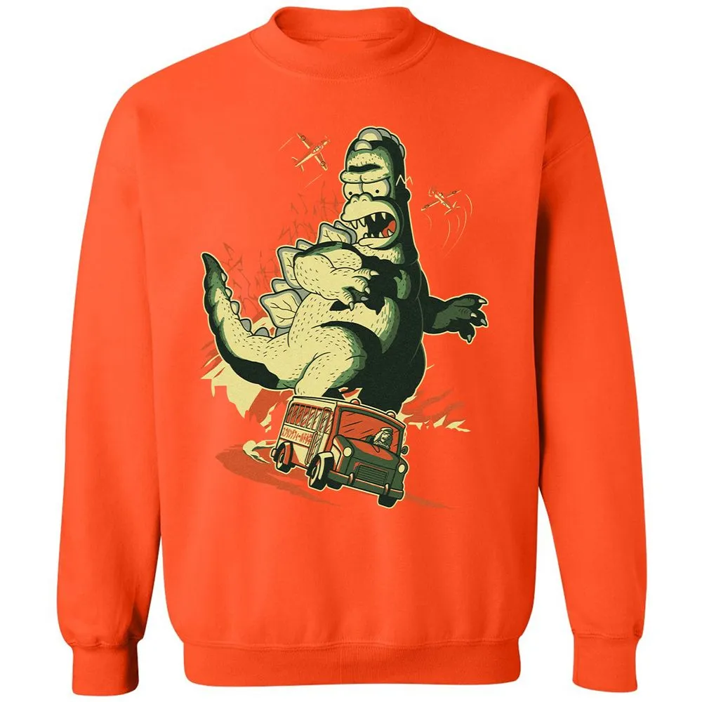 Classic Unisex Sweatshirt - 7BL3TVPR - Orange - 10