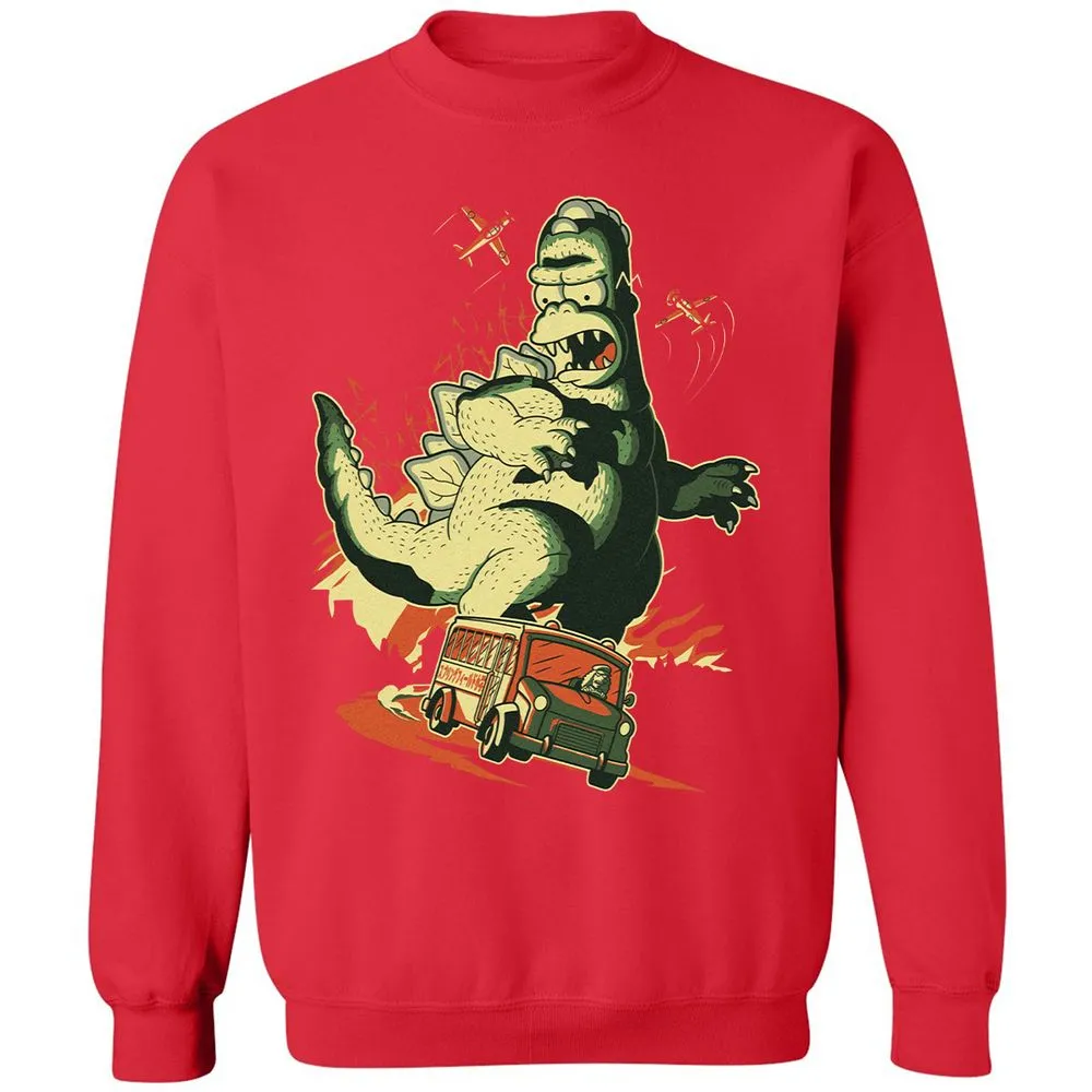Classic Unisex Sweatshirt - 7BL3TVPR - Red - 5